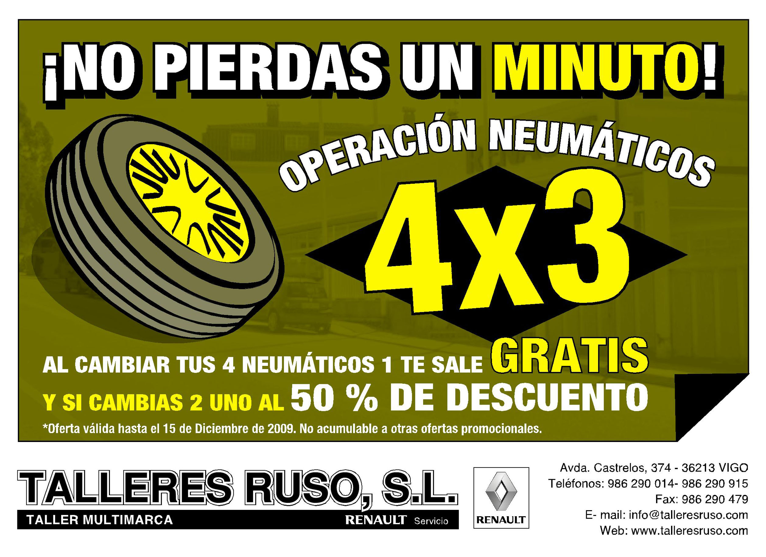 TALLERES RUSO 4X321 - Talleres Ruso